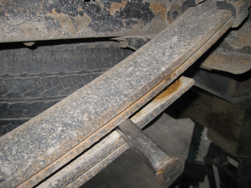 2004 F250 Squeaky Leaf Spring Fix